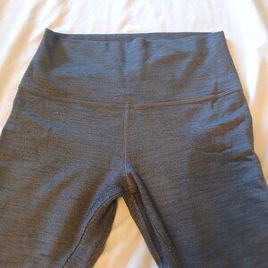 Lululemon Align High Rise Leggings Gray Heathered Workout Women's 24" Size 8